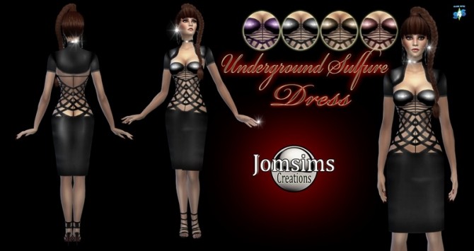 Sims 4 Gift dresses set at Jomsims Creations