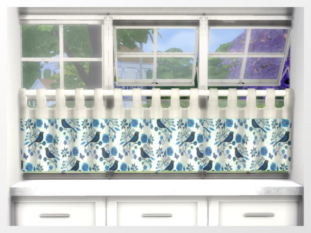 Sims 4 Window valances by Oldbox at All 4 Sims