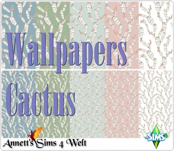 Sims 4 Cactus Wallpapers at Annett’s Sims 4 Welt