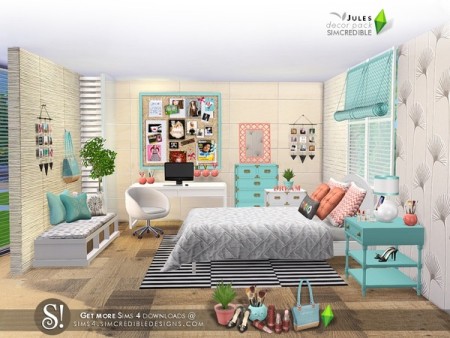 Jules decor pack by SIMcredible at TSR » Sims 4 Updates