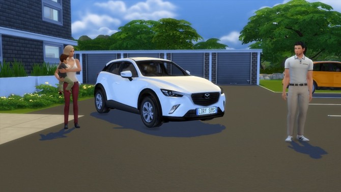 Sims 4 Mazda CX 3 at LorySims