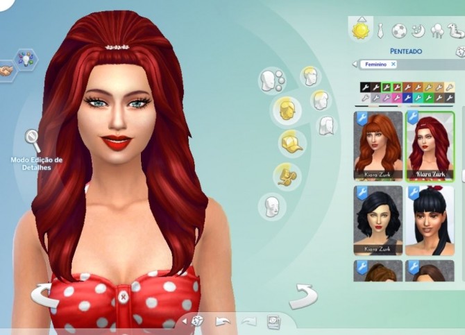 Sims 4 Daniella Hairstyle at My Stuff