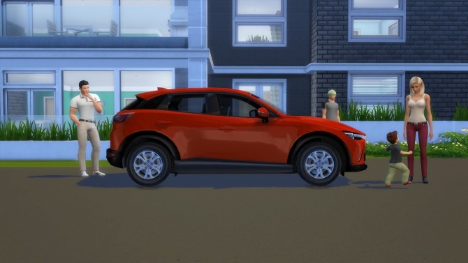 Sims 4 Mazda CX 3 at LorySims