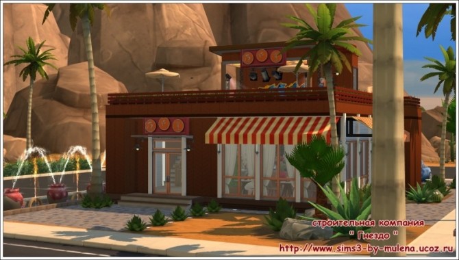 Sims 4 Caprice restaurant at Sims by Mulena