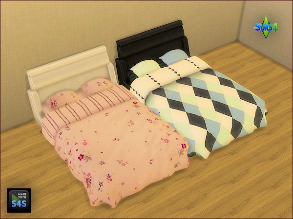 Sims 4 4 sets of beddings by Mabra at Arte Della Vita