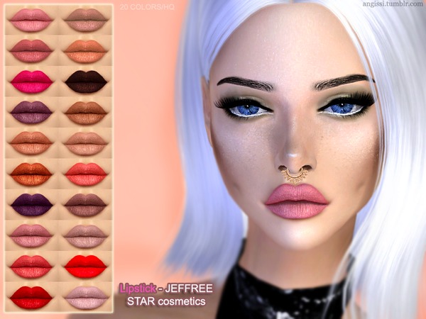 Sims 4 Lipstick by ANGISSI at TSR