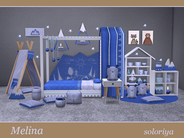 Sims 4 Melina toddler bedrooms by soloriya at TSR