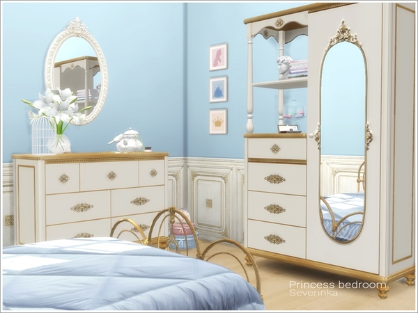 Sims 4 Princess Bedroom by Severinka at TSR