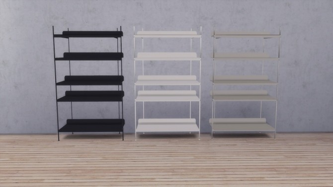 Sims 4 Compile Shelving System Configuration 3 (Pay) at Meinkatz Creations