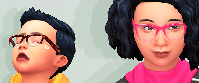 Sims 4 Buddy Holly Glasses at Tamo