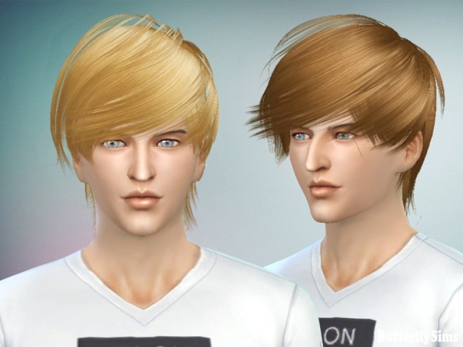 Sims 4 Hair F&M 023 NO hat (free) at Butterfly Sims