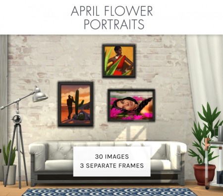 April Flower Portraits at Femmeonamissionsims