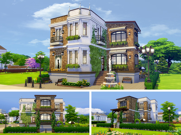 Sims 4 Old Brick Avenue 51 by Lhonna at TSR