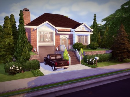 Split-Level House by melcastro91 at TSR » Sims 4 Updates