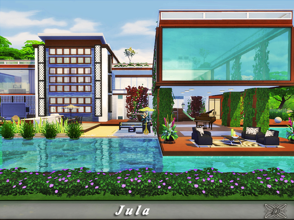 Sims 4 Jula villa by Danuta720 at TSR