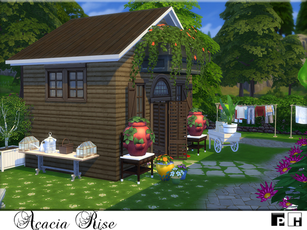 Sims 4 Acacia Rise home by Pinkfizzzzz at TSR