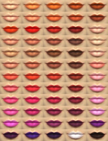 True Pigments Lip Colors by Kitty25939 at Mod The Sims » Sims 4 Updates