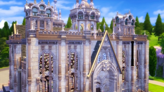 Sims 4 St. Bunnie’s Cathedral at Akai Sims