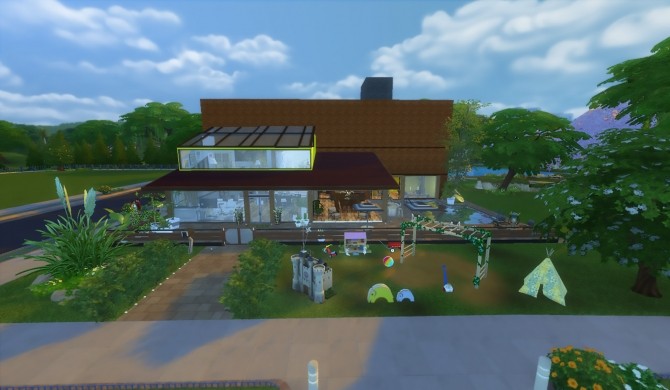 Sims 4 Trasparenze house by patty3060 at Mod The Sims