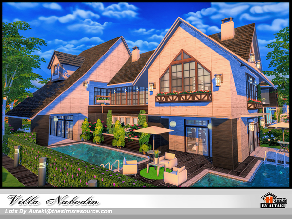 Sims 4 Villa Nabodin by autaki at TSR