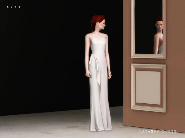 Sims 4 Natasha Dress by SLYD at TSR