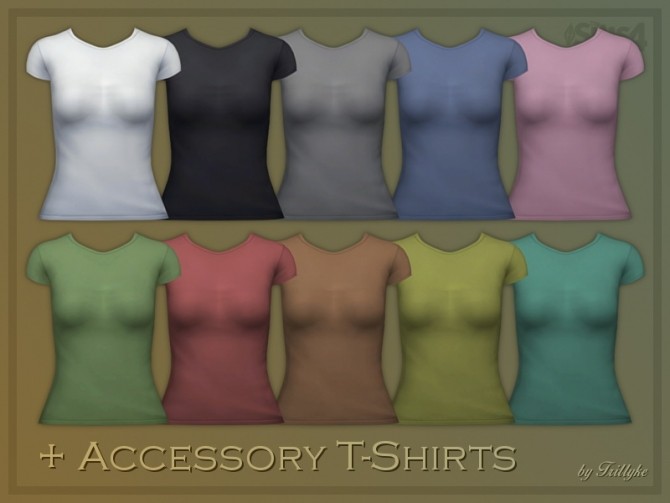 Sims 4 Mini Dress + Accessory T Shirts at Trillyke