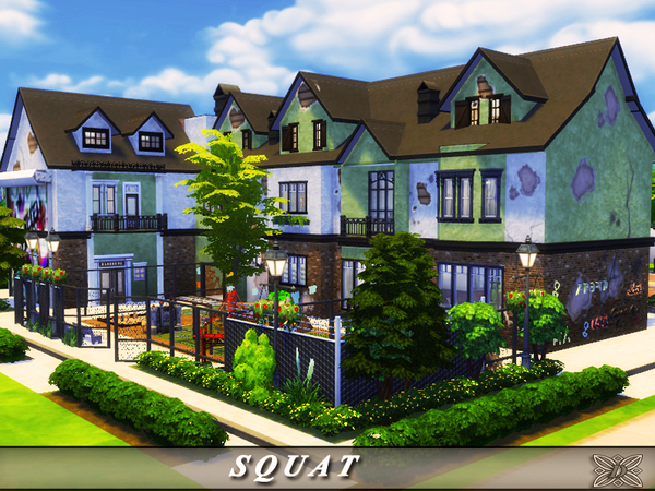 Sims 4 SQUAT apartments by Danuta720 at TSR