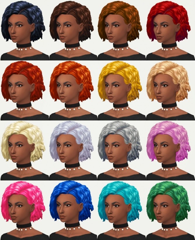 Sims 4 Breona hair at KotCatMeow