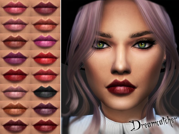 Sims 4 KM Dreamcatcher Lipstick by Kitty.Meow at TSR