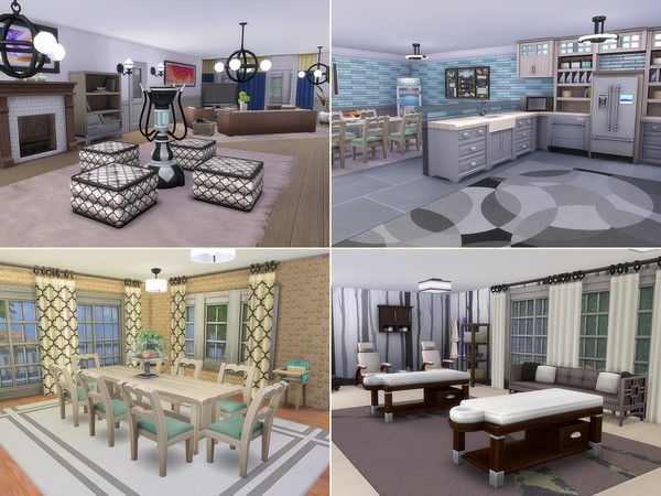 Sims 4 Luxury Beach House by MychQQQ at TSR