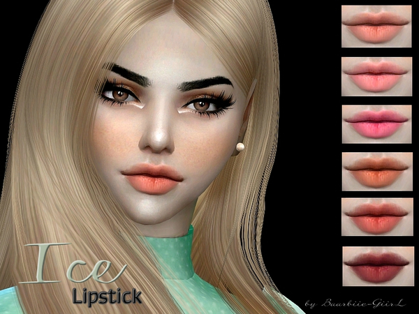 Sims 4 Ice Lipstick by Baarbiie GiirL at TSR