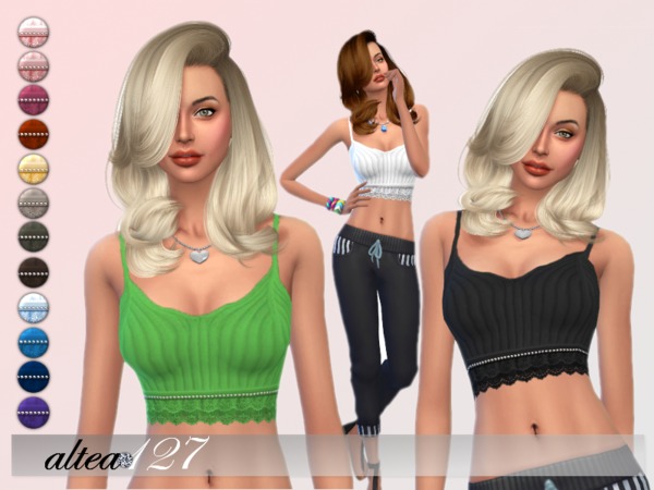 Sims 4 Basic Top by altea127 at TSR