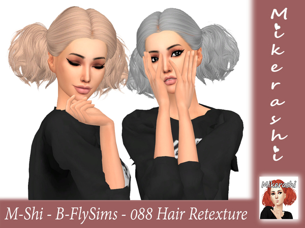 Sims 4 M Shi B FlySims 088 Hair Retexture by mikerashi at TSR