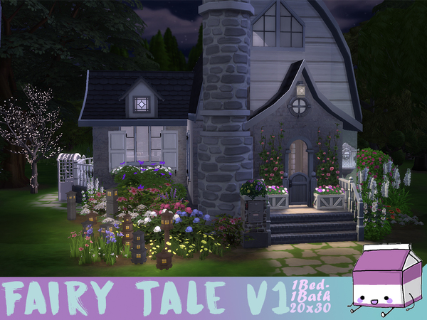 Sims 4 Fairy Tale Cottage by CandanceLakes at TSR