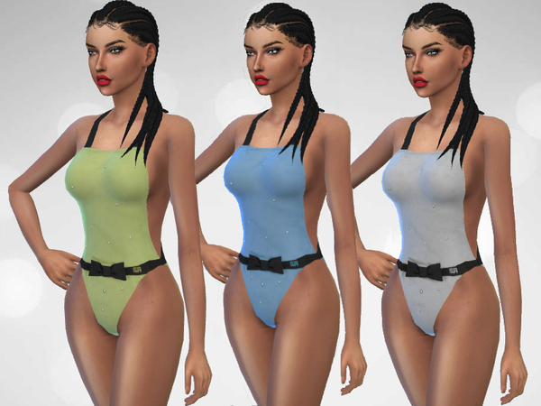 Sims 4 Meilani Swimsuit by Puresim at TSR