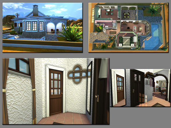 Sims 4 MB La Felicidad house by matomibotaki at TSR