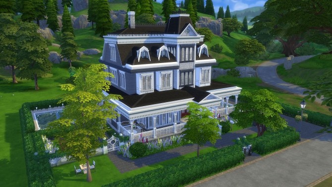 Sims 4 Fantina house no cc by farfalle at Mod The Sims
