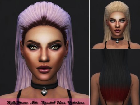 Ade Kendall Hair Retexture by Kitty.Meow at TSR