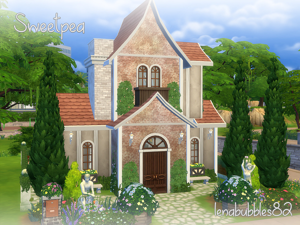Sims 4 Sweetpea house by lenabubbles82 at TSR