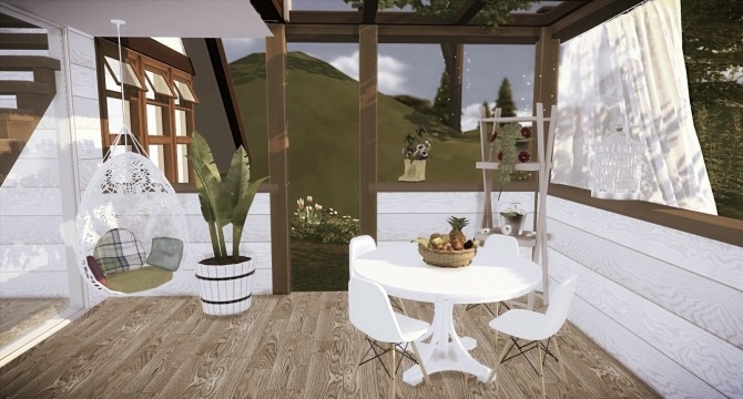 Sims 4 Mountain Chalet at Lily Sims