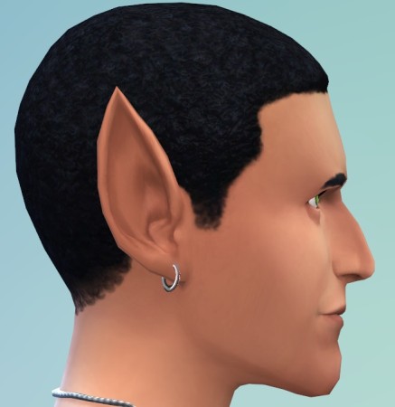Pointed Ears as CAS Sliders by CmarNYC at Mod The Sims