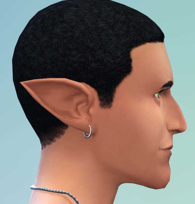 Sims 4 Pointed Ears as CAS Sliders by CmarNYC at Mod The Sims
