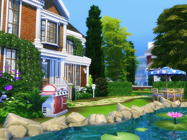 Sims 4 Newcrest Suburban by MychQQQ at TSR