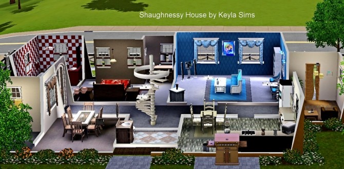 Sims 4 Shaughnessy House at Keyla Sims