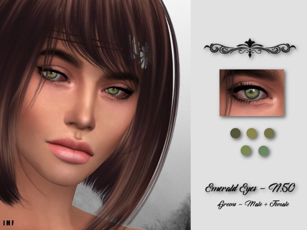 Sims 4 IMF Emerald Eyes N.50 F/M by IzzieMcFire at TSR