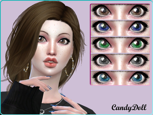 Sims 4 Cutie Dolly Eyes by CandyDolluk at TSR