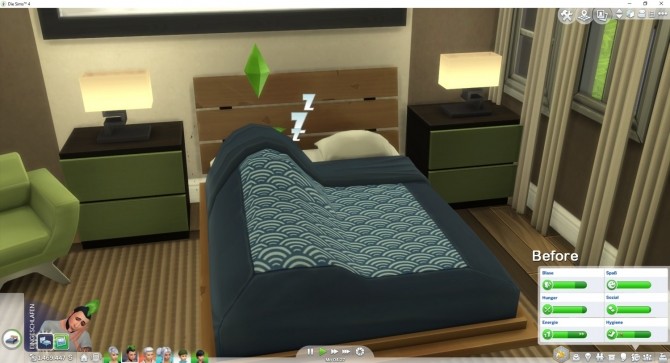 sims 4 bed energy mod