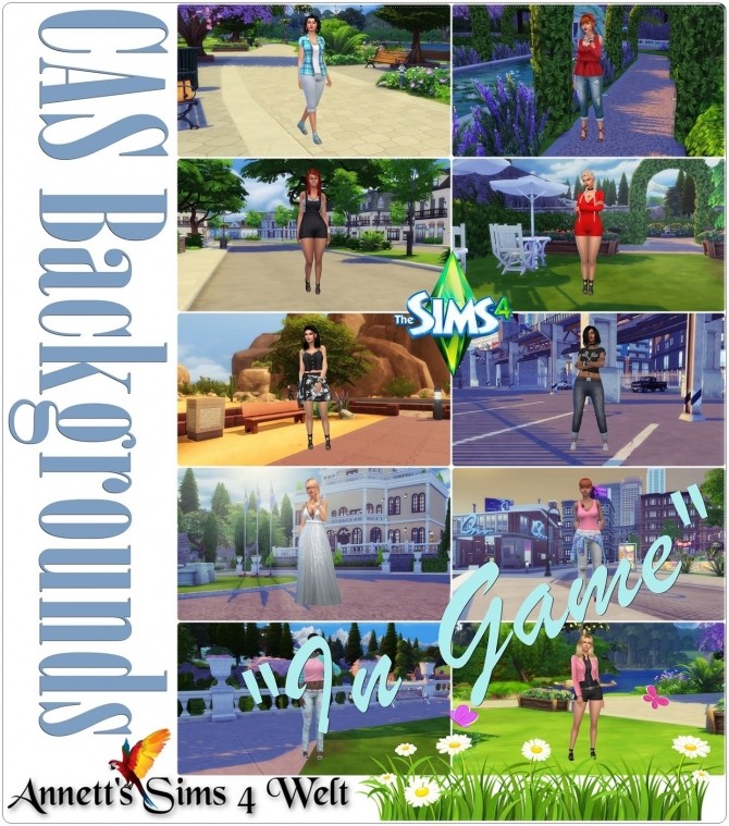 Sims 4 CAS Backgrounds In Game at Annett’s Sims 4 Welt
