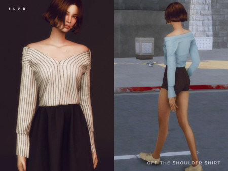 Off The Shoulder Shirt by SLYD at TSR
