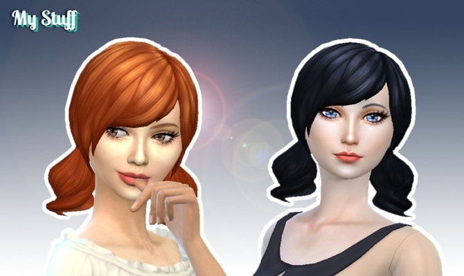 Sims 4 Dolly Hair Version 2 at My Stuff